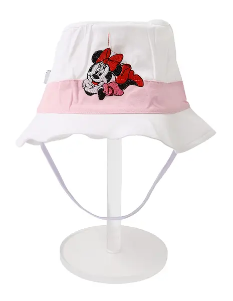 Palarie Mona Minnie alb