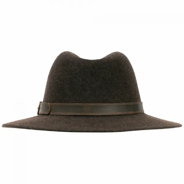 Palarie Travel Dark Brown Mottled Marime 56