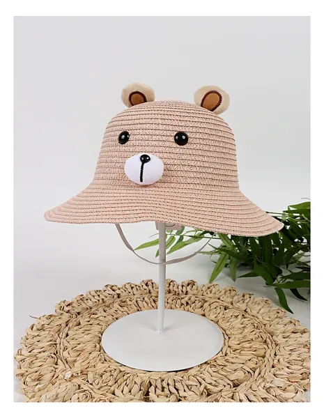 Palarie Tuco Bear, model roz-prafuit