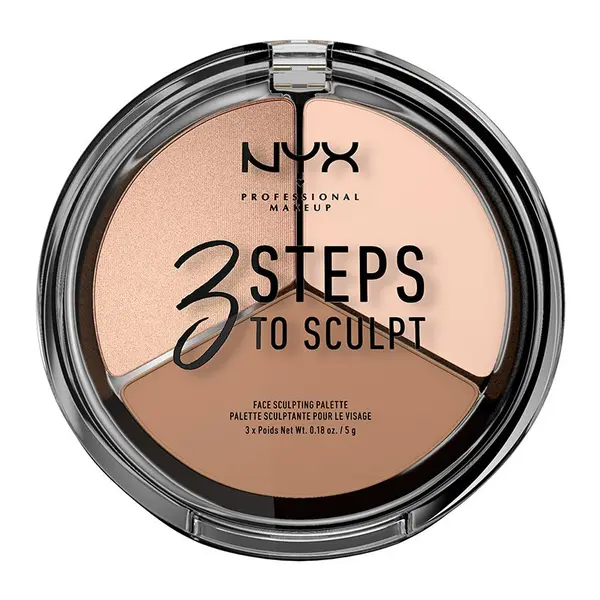 Paleta Conturare NYX Professional Makeup 3 Steps To Sculpt