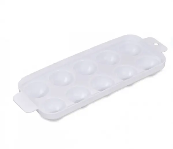 Paleta cu 10 compartimente pentru pictura, Plastic, Alb