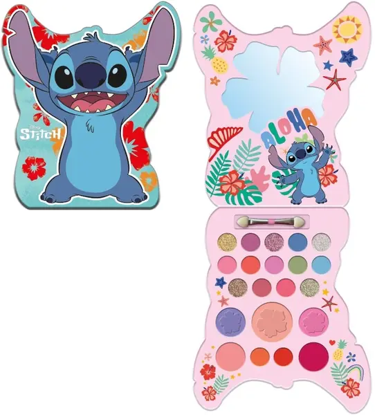 Paletă de machiaj pentru copii Lorenay Stitch, 21 de culori