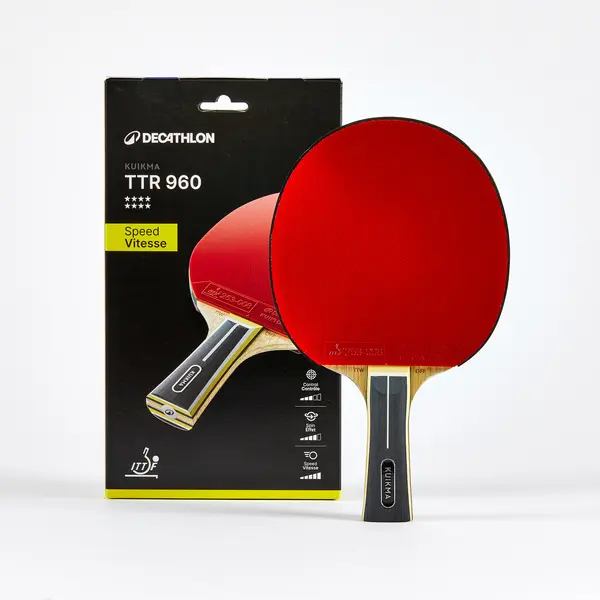 PALETĂ DE TENIS DE MASĂ TTR 960 speed ALC 8* ITTF club
