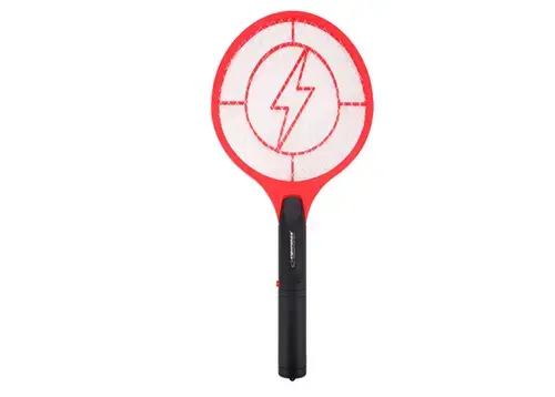 Paleta electrica anti-insecte Esperanza Anihilator EHQ004, 3W, 22cm (Negru/Rosu)