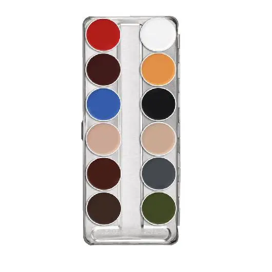 Paleta Kryolan Supracolor Make-Up 12 culori