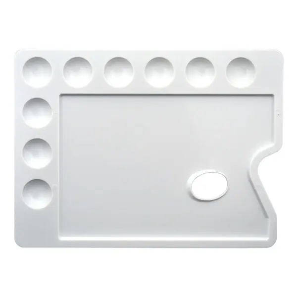 Paleta pictura plastic rectangulara 30x22 cm CWR