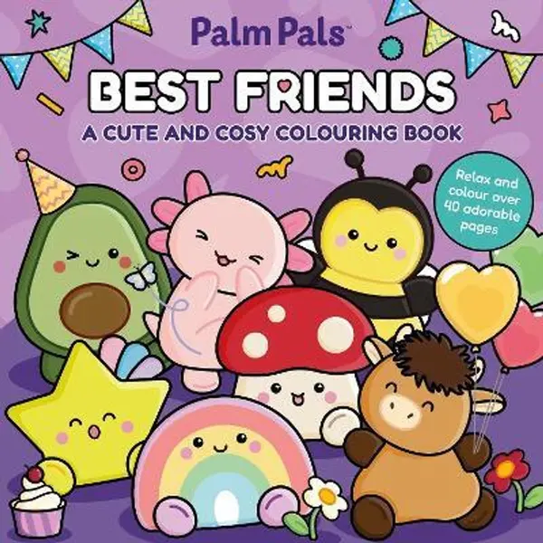 Palm Pals Best Friends: A Cute and Cosy Colouring Book