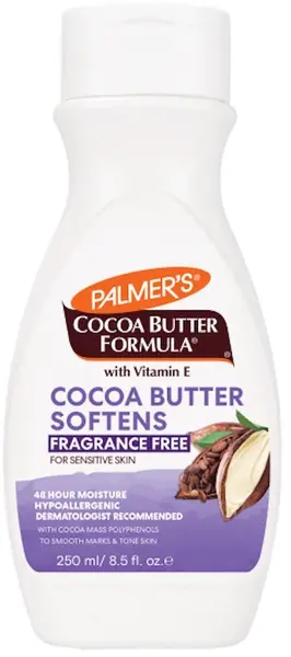 Palmer's Loțiune de corp cu unt de cacao și vitamina E, fără parfum, 250 ml
