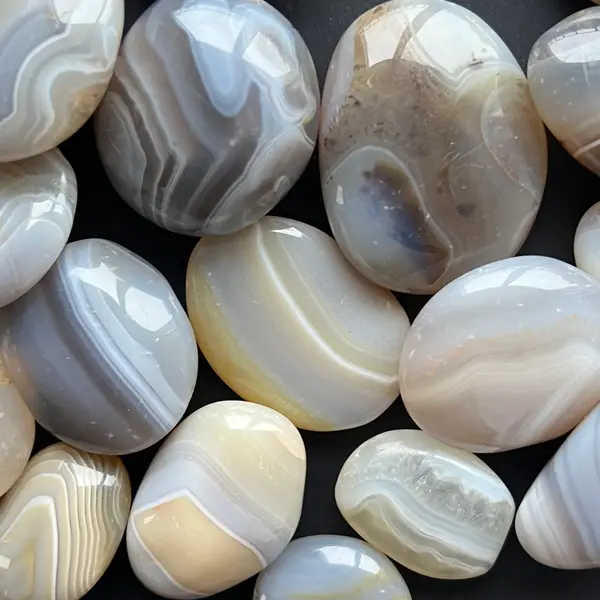 Palmstone agat gri