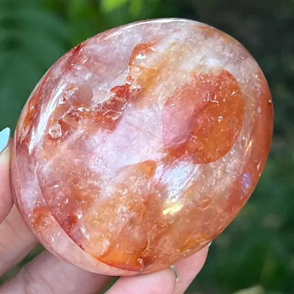 Palmstone cuart rosu hematoid Madagascar m14, cuart de foc