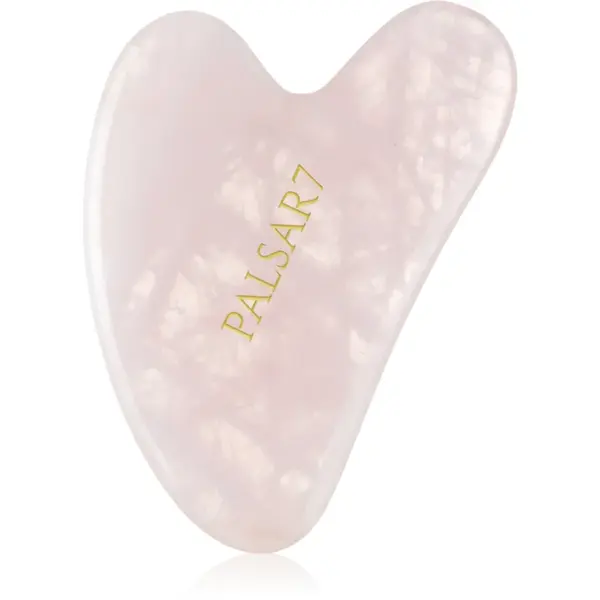 PALSAR7 Guasha Rose Quartz accesoriu de masaj Guasha, din cuarț roz 1 buc