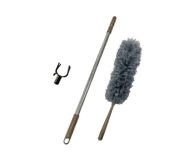 Pamatuf praf PAA-home®, cu maner extensibil, si dispozitiv agatare umerase culoare maro