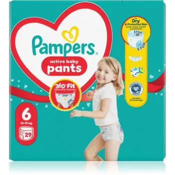 Pampers Active Baby Pants Size 6 scutece de unică folosință tip chiloțel