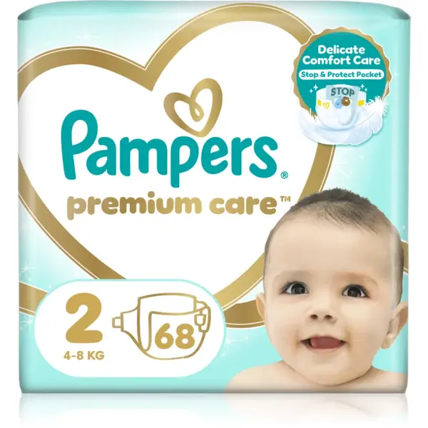 Pampers Premium Care Size 2 scutece de unică folosință 4-8 kg 68 buc