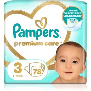 Pampers Premium Care Size 3 scutece de unică folosință