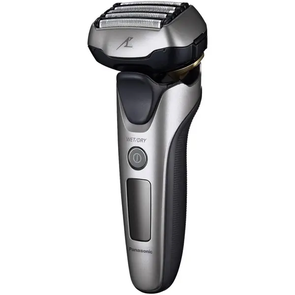 Panasonic Aparat de ras Panasonic ES-LV69-S803, 5 lame, Japanese Blade Technology, Trimmer, Senzor pentru barba, 50min autonomie Li-Ion, Wet & Dry, Cap Flexibil 16D, Negru