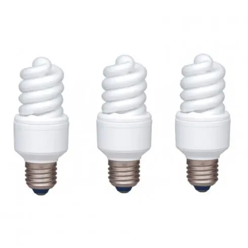 Panasonic Bec economic Panasonic EFD13E282V-3, soclu E27, putere 13W, forma spirala, lumina alb calda, alimentare 220 – 240 V, pachet 3 becuri