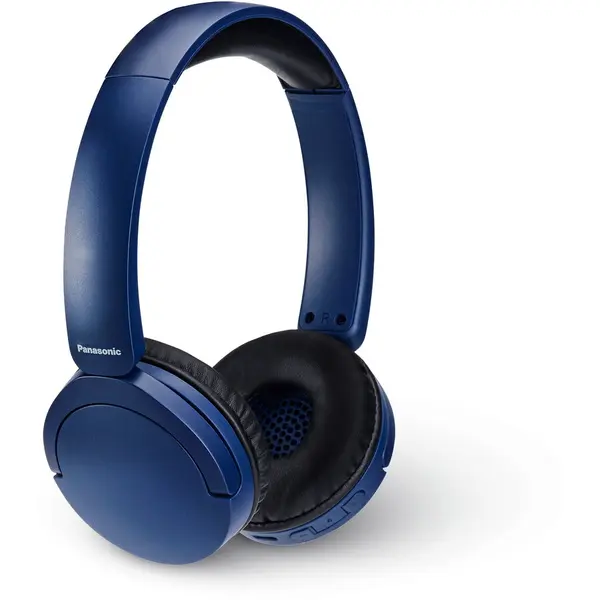 Panasonic Casti Over-Ear Panasonic RB-HF630BE-A, Wireless, Bluetooth 5.3, ENC, Multipoint, XBS, Autonomie 72 ore, Albastru