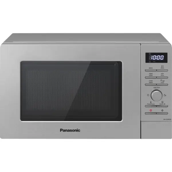 Panasonic Cuptor cu microunde, 20 litri, putere 800W, NN-S29KSMEPG, 5 trepte de putere, programe automate 9, Panasonic, Gri