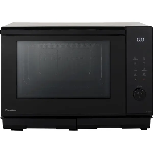 Panasonic Cuptor cu microunde cu abur si functie Combi NN-DS59NMETG, 26L, 1000W, 6 programe, Negru