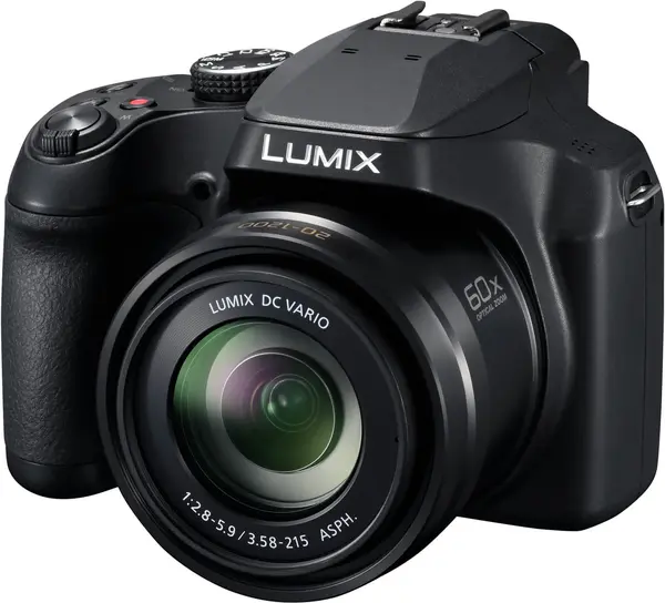 Panasonic Lumix FZ82D Aparat Foto Digital Bridge, Zoom Optic 60x (20-1200 mm), Senzor 18.1 MP, Video 4K, Vizor OLED