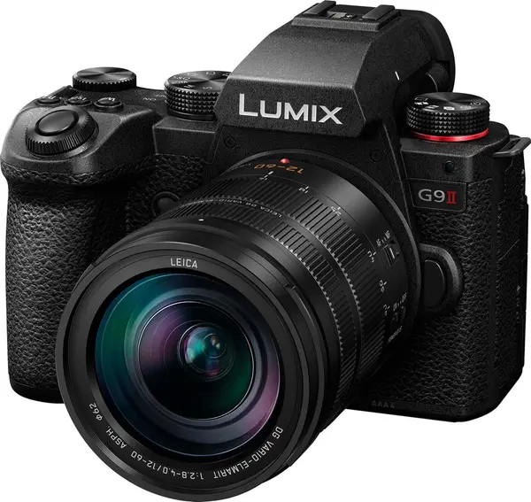 Panasonic Lumix G9 II G9M2 Aparat Foto Mirrorless, Kit 12-60 mm Leica F2.8-4.0, Senzor 25.2 MP, Phase Hybrid AF, IBIS 8.0