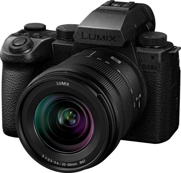 Panasonic Lumix S5M2X Aparat Foto Mirrorless, Kit Obiectiv 20-60 mm, Full Frame, 24.2 MP, Video 6K, ProRes SSD, Phase Hybrid AF