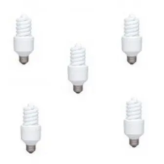 Panasonic Set 5 becuri economice Panasonic EFD18E27HD-5, putere lampa 18W, echivalent pentru incandescenta 87W