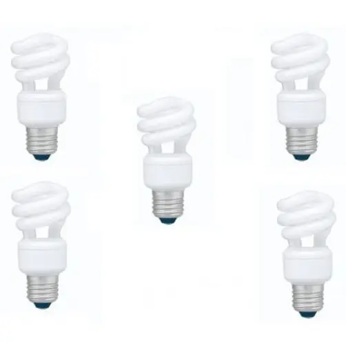 Panasonic Set 5 becuri economice Panasonic EFD8E65HD3E-5, 8W, echivalent 40W