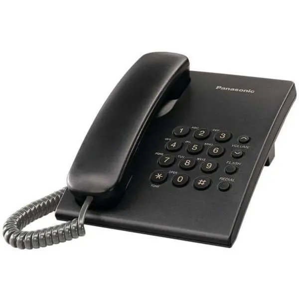 Panasonic Telefon analogic Panasonic KX-TS500FXB, Negru