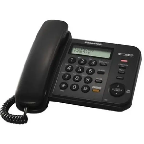 Panasonic Telefon analogic Panasonic KX-TS580FXB, Negru