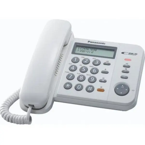 Panasonic Telefon analogic Panasonic KX-TS580FXW, Alb