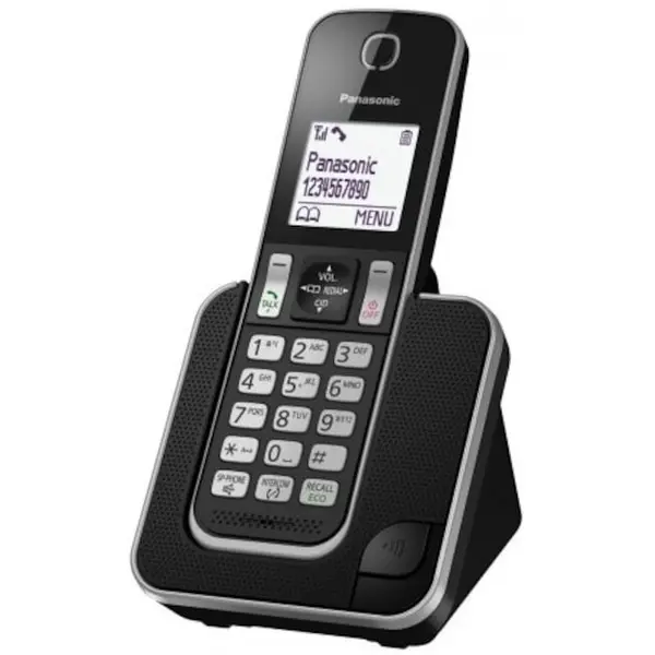 Panasonic Telefon DECT Panasonic KX-TGD310FXB, LCD 1.8 inch, Caller ID, Negru