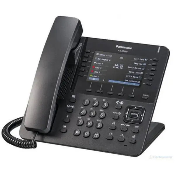 Panasonic Telefon digital proprietar Panasonic KX-DT680NE-B, Negru