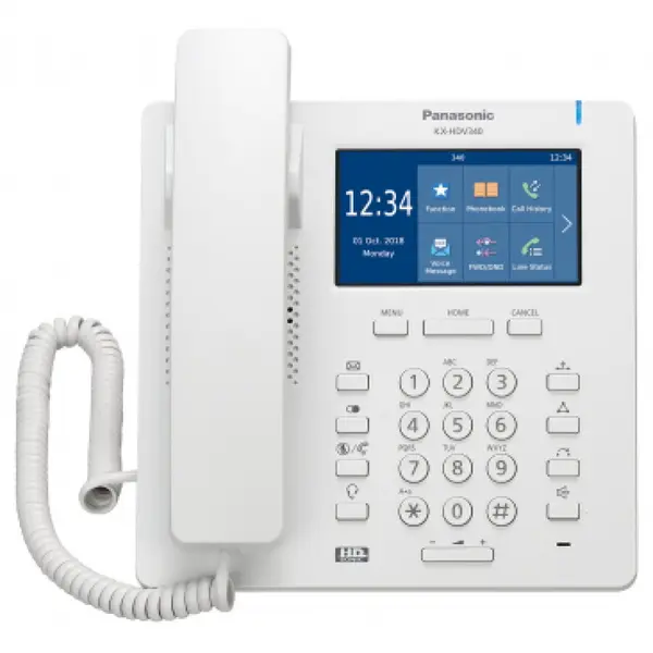 Panasonic Telefon SIP Panasonic KX-HDV430X, de birou, Alb