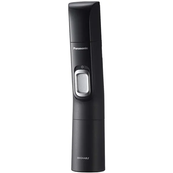 Panasonic Trimmer pentru nas si urechi Panasonic ER-GN300-K503, Baterii, Wet & Dry, Lavabil, Negru/Argintiu