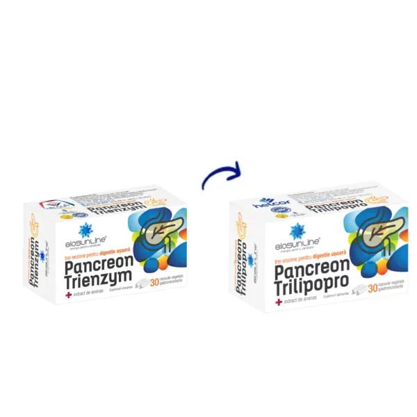 Pancreon Trilipopro, 30 capsule, BioSunLine
