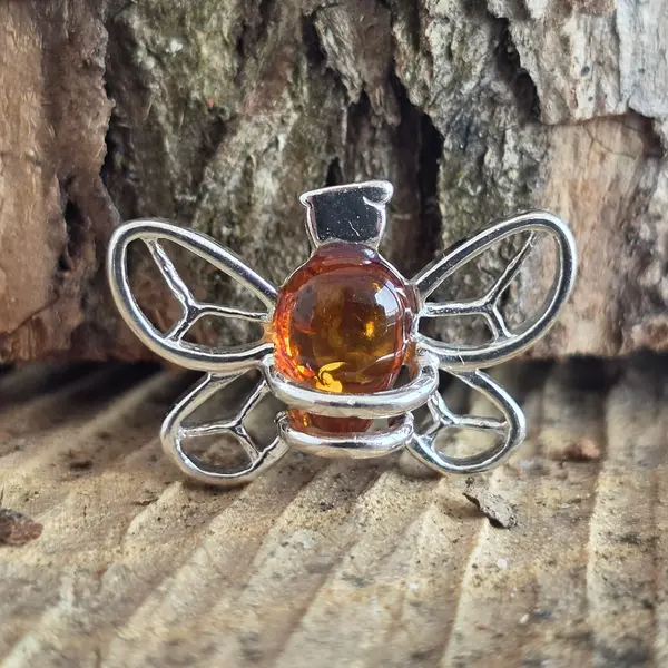 Pandantiv argint cu chihlimbar Amber26