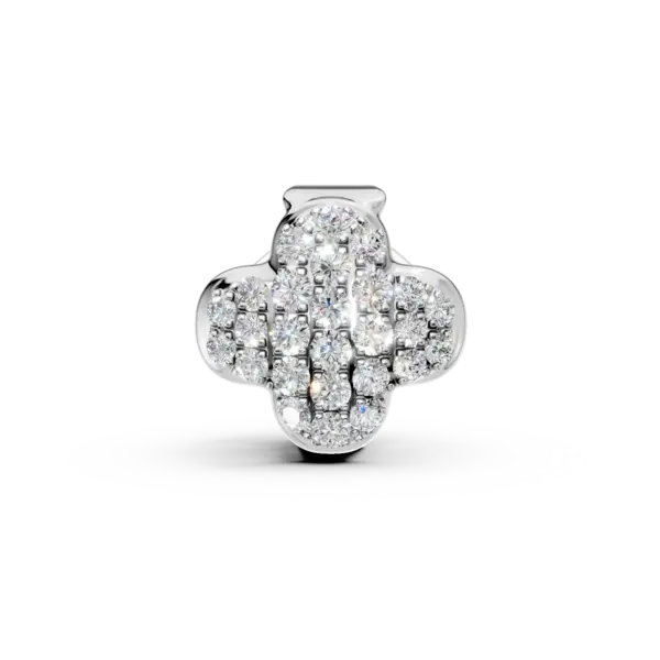 Pandantiv din aur alb cu diamante de 0.17ct