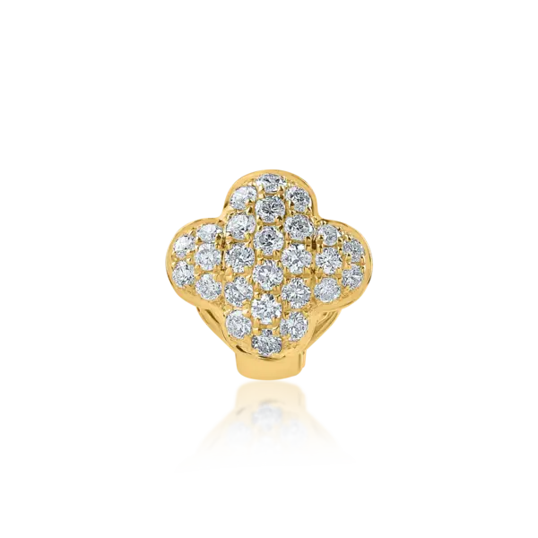 Pandantiv din aur galben cu diamante de 0.17ct