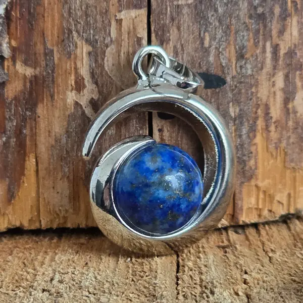 Pandantiv lapis lazuli Spiral