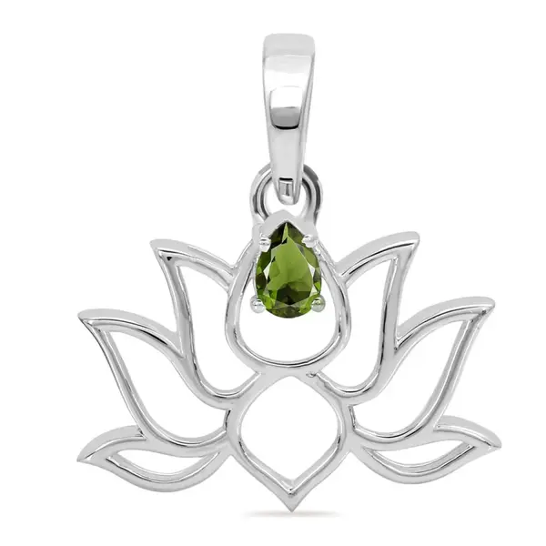 Pandantiv moldavit Lotus