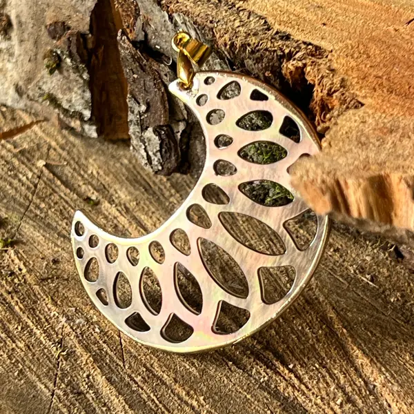 Pandantiv scoica abalone MOON