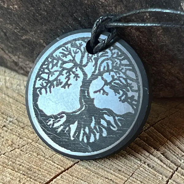 Pandantiv shungit Tree of Life 3 cm