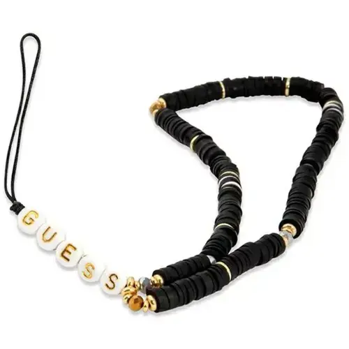 Pandantiv telefon Guess Heishi Beads Negru