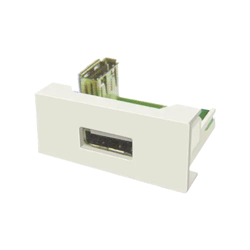 Panel echipat cu socket USB (1 modul) - DLX