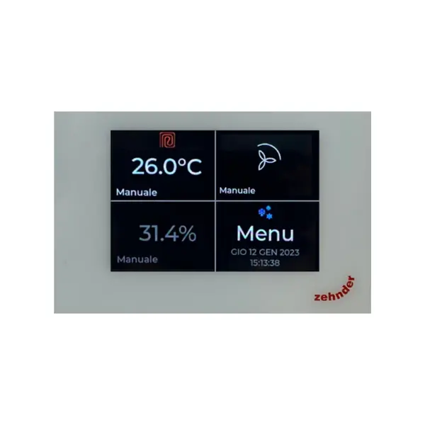 - Panou de control Zehnder Multi Control Alb pentru unitatile EVO 1 / 2 / 3 / 4