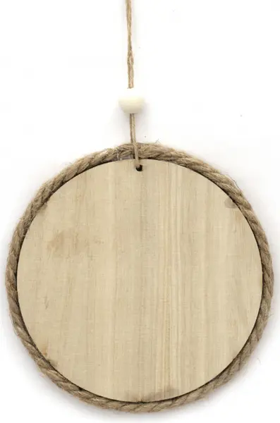 Panou din lemn pentru decor Em Art - Cerc, 15 x 0.8 mm