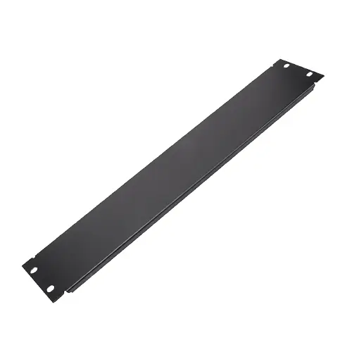 Panou fals 2U 19 din oțel, negru RAL 9004, ASYTECH Networking ASY-BP-2U