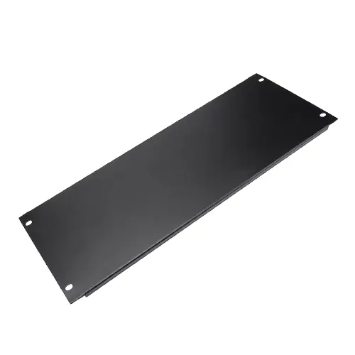 Panou fals 4U 19 pentru rack, oțel laminat la rece, negru RAL 9004, ASYTECH Networking ASY-BP-4U